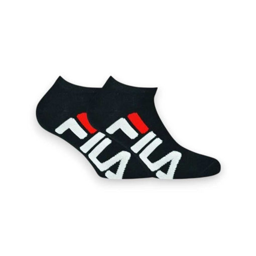 Picture of FILA INVISIBLE SOCKS 2 PACK BLACK 39-42